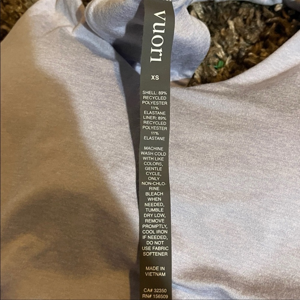 Vuori Light Gray Performance Tank